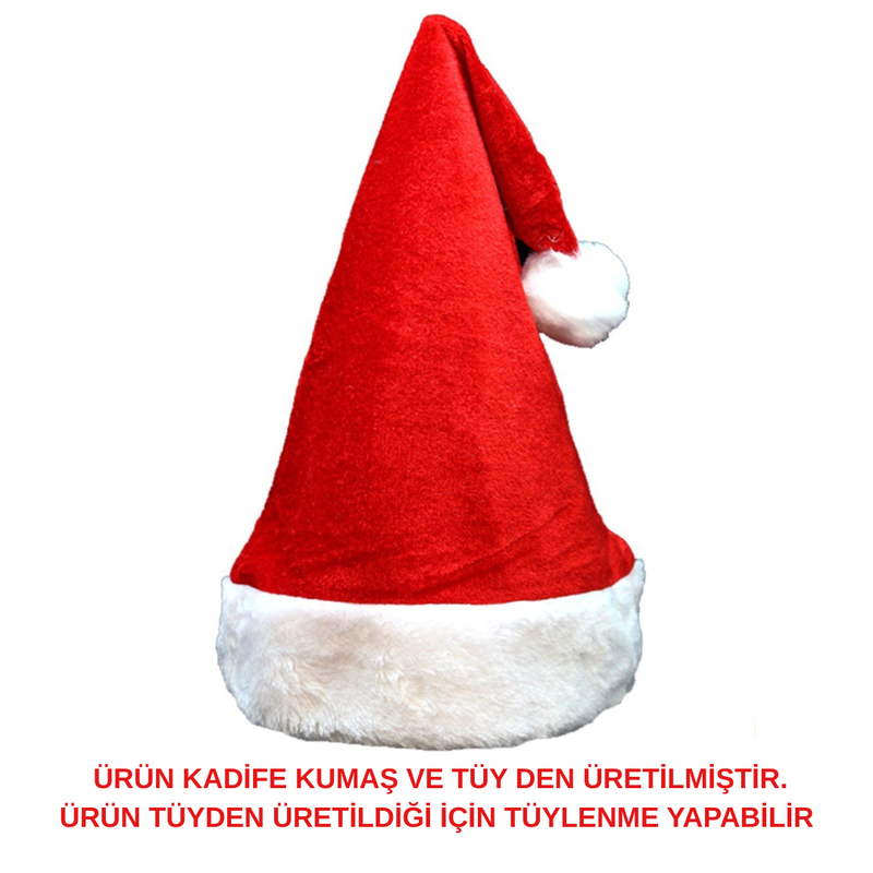 Moonette Unisex Seksi Kadife Yılbaşı Şapkası TG279302
