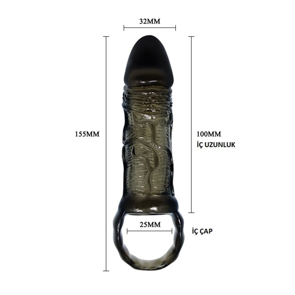 10 cm penis kılıfı ambalaj görünümü Moonette