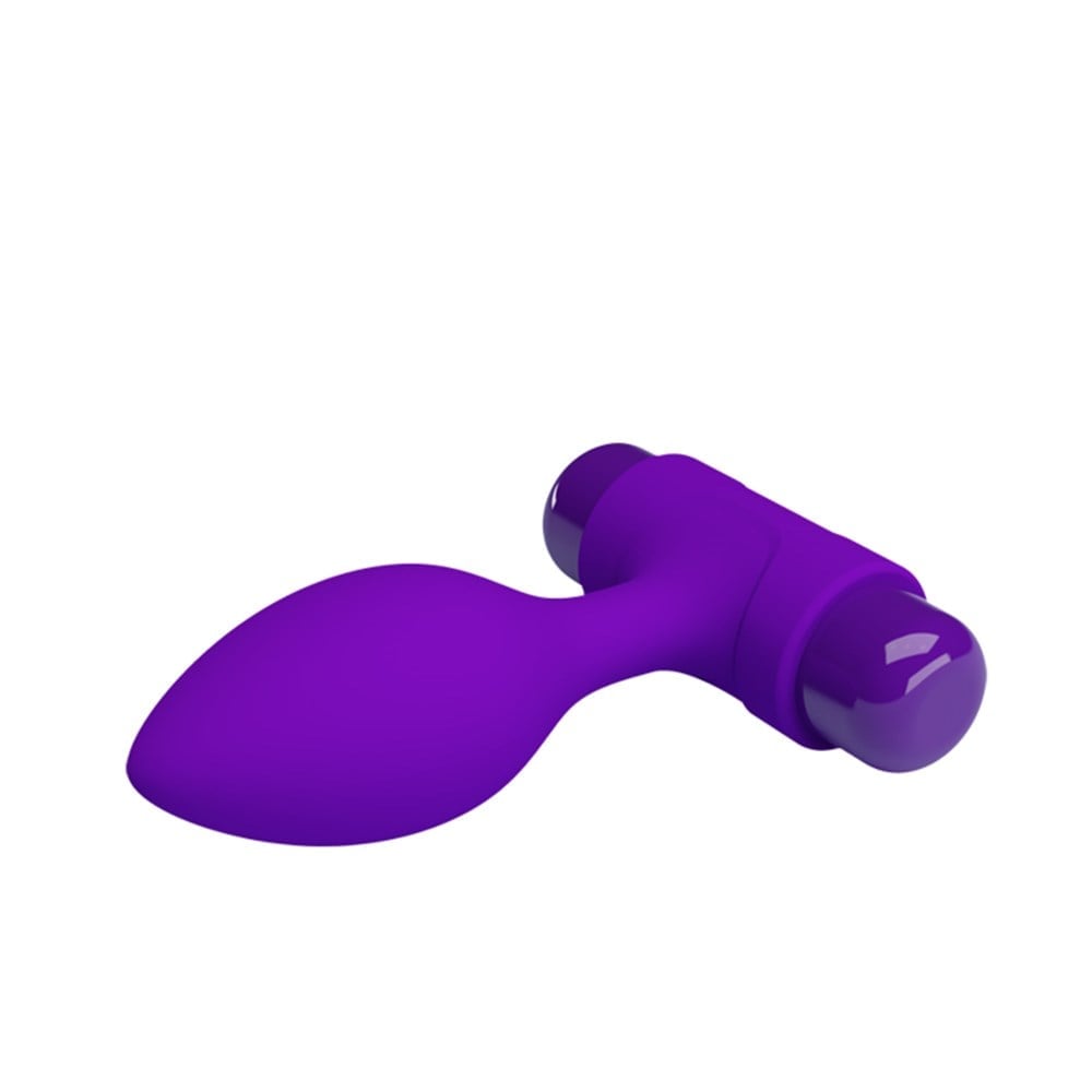 10 fonksiyonlu titreşimli mavi anal plug farklı açı Moonette
