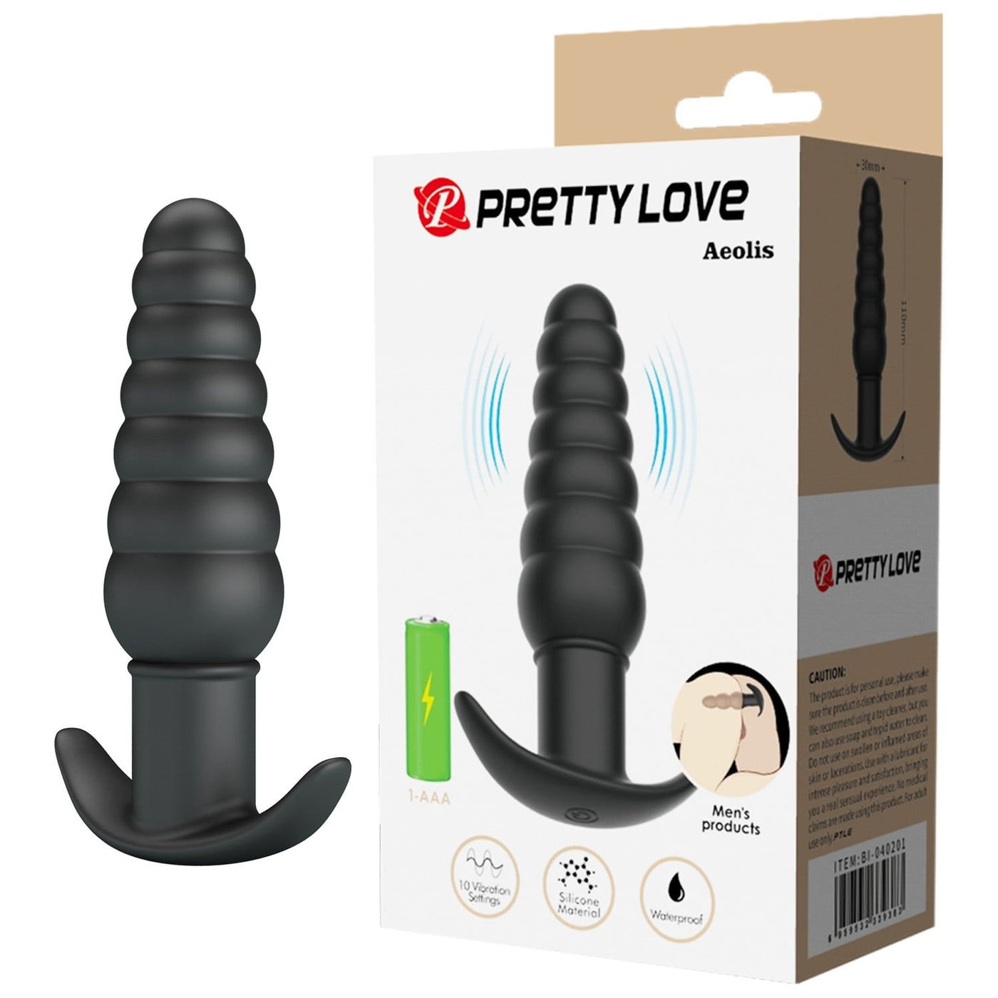 silikon 10 fonksiyonlu titreşimli anal plug Aeolis Moonette