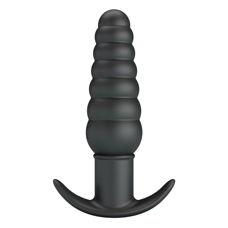 silikon 10 fonksiyonlu titreşimli anal plug yan görünüm aeolis Moonette
