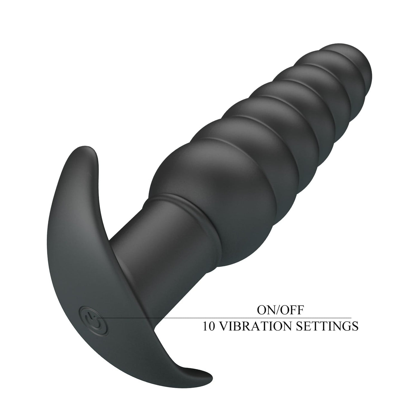 silikon 10 fonksiyonlu titreşimli anal plug Aeolis farklı açı Moonette