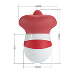 10 fonksiyonlu şarjlı vibratör Mina üst görünüm Moonette