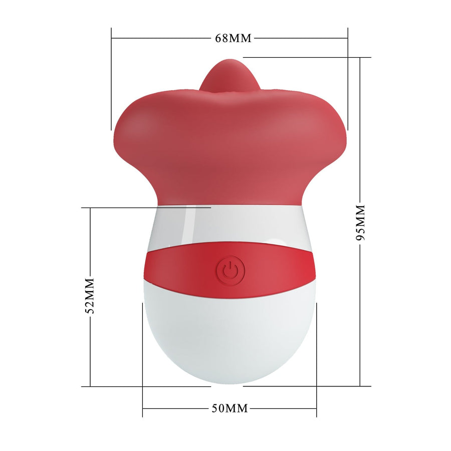 10 fonksiyonlu şarjlı vibratör Mina üst görünüm Moonette