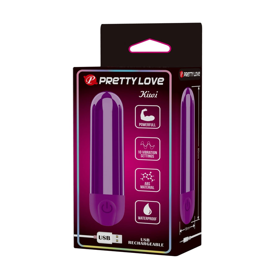 metal 10 fonksiyonlu şarjlı vibratör Kiwi alt görünüm Moonette