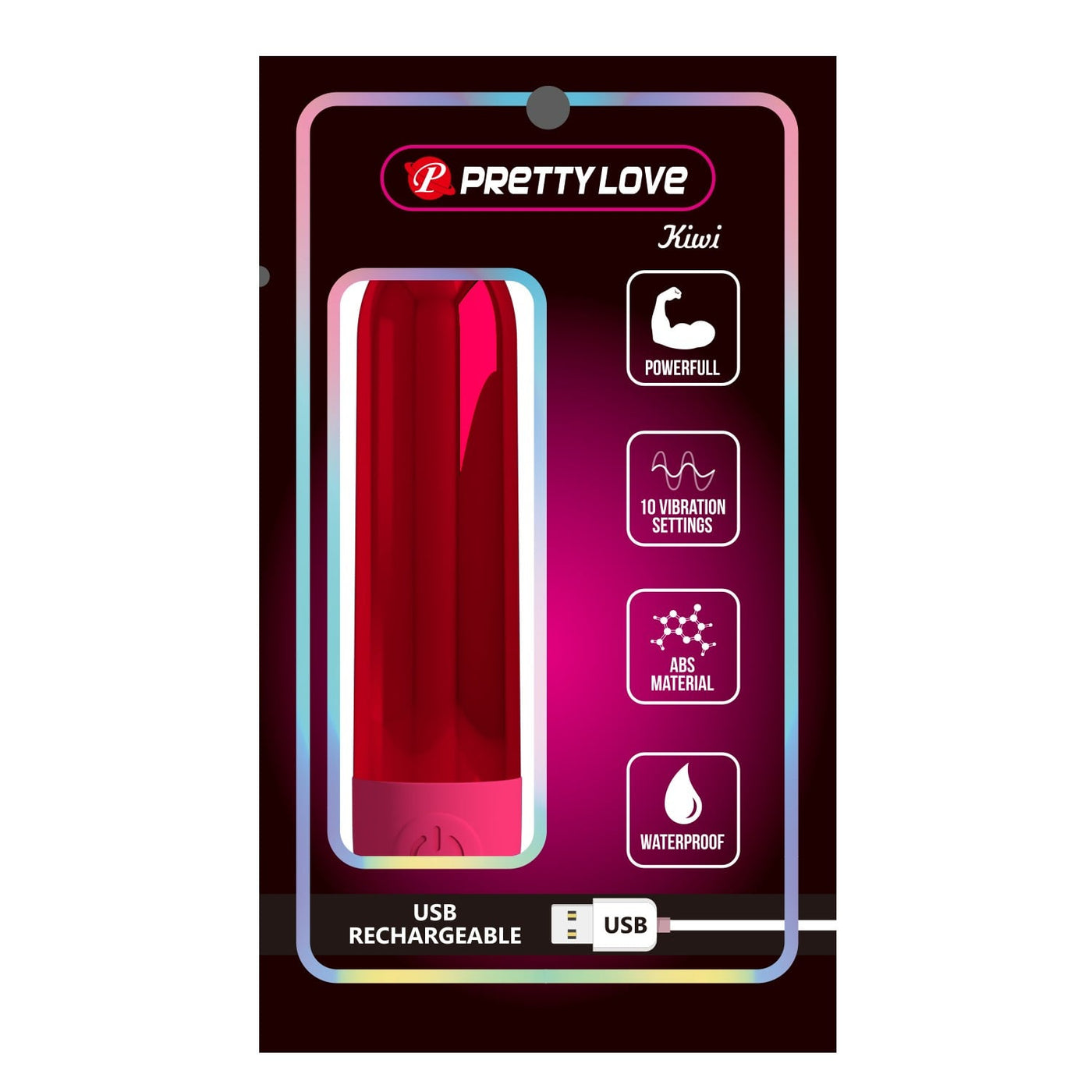 metal 10 fonksiyonlu şarjlı kırmızı vibratör Kiwi set içeriği Moonette