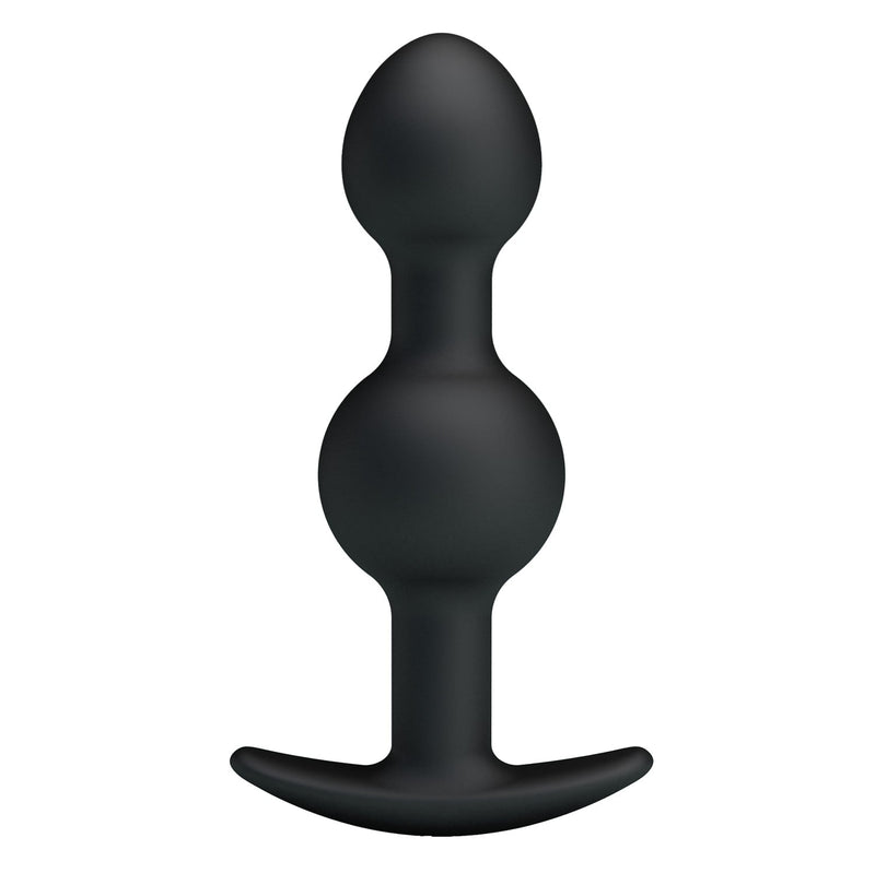 10,4 cm silikon boğumlu anal plug yan görünüm Moonette