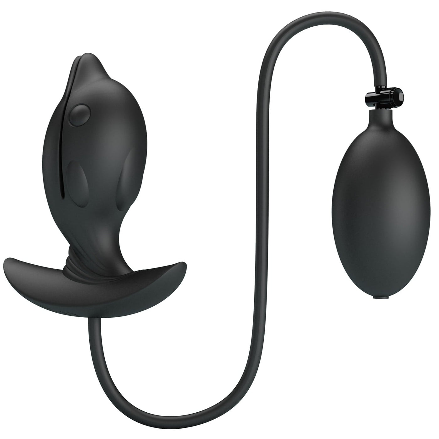 10,6 cm silikon titreşimli şarjlı anal plug Hanson yakın plan Moonette