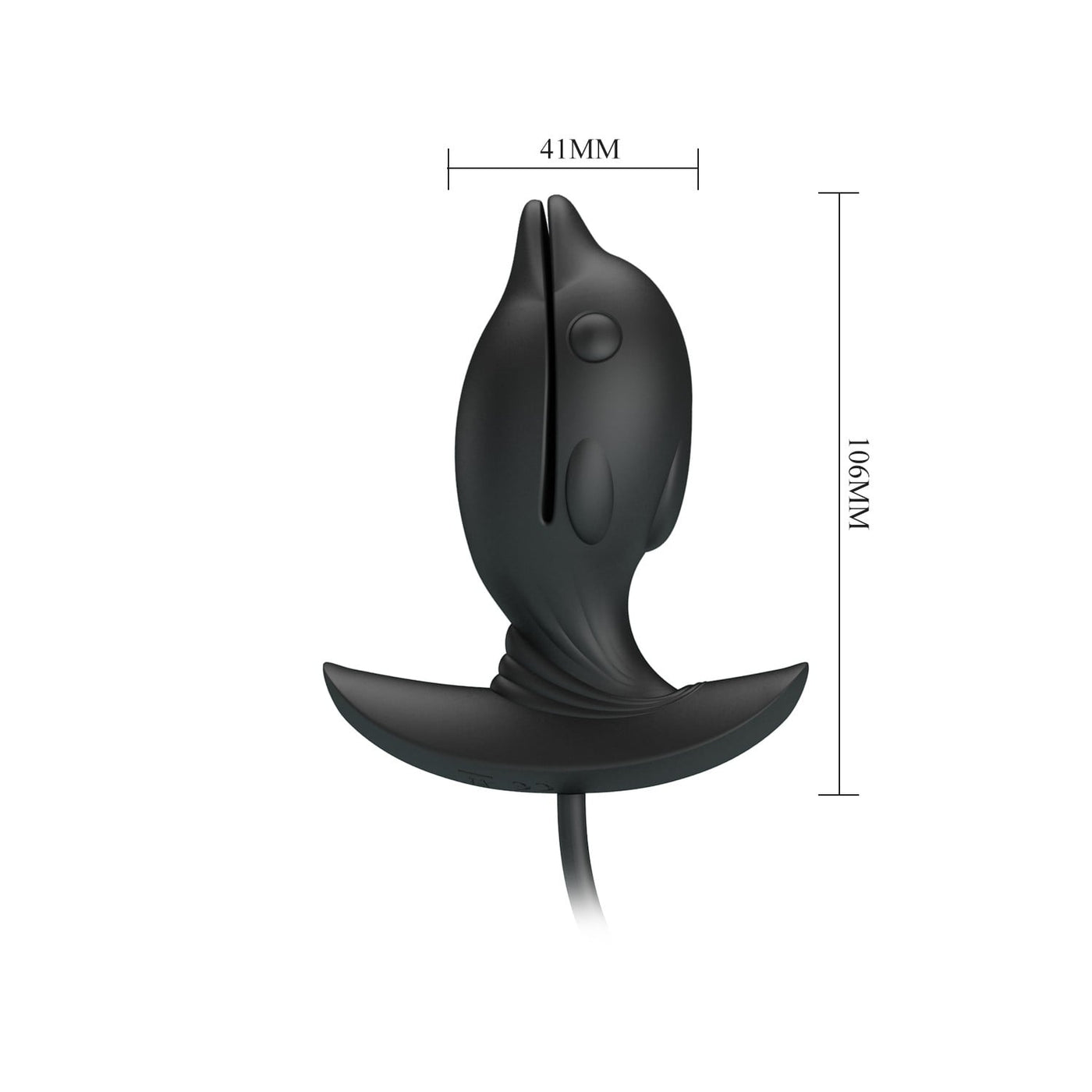 10,6 cm silikon titreşimli şarjlı anal plug ambalaj görünümü Moonette