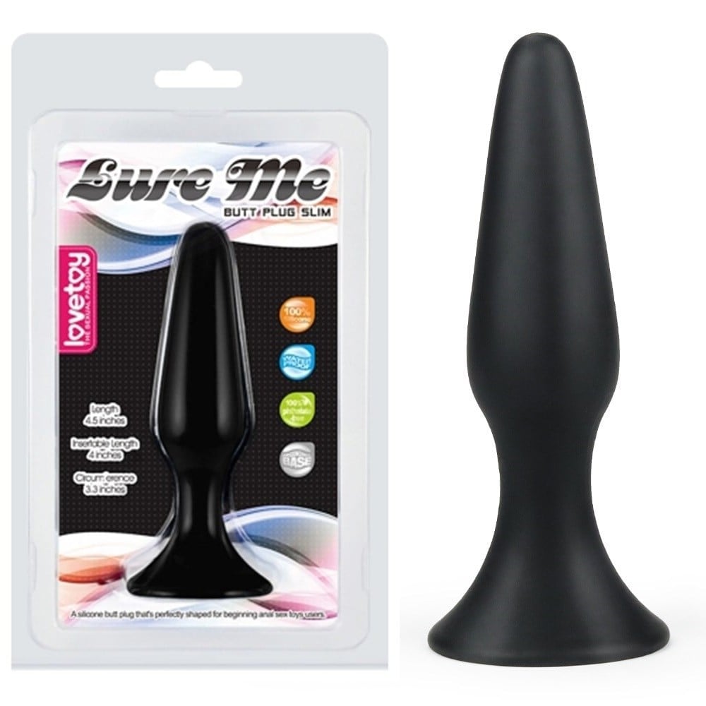 11,5 cm silikon vantuzlu anal plug Moonette