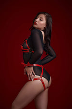 fantazi harness fantezi detay çekim Moonette