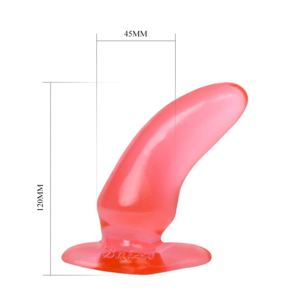 12 cm jel vantuzlu anal alıştırıcı arka görünüm Moonette