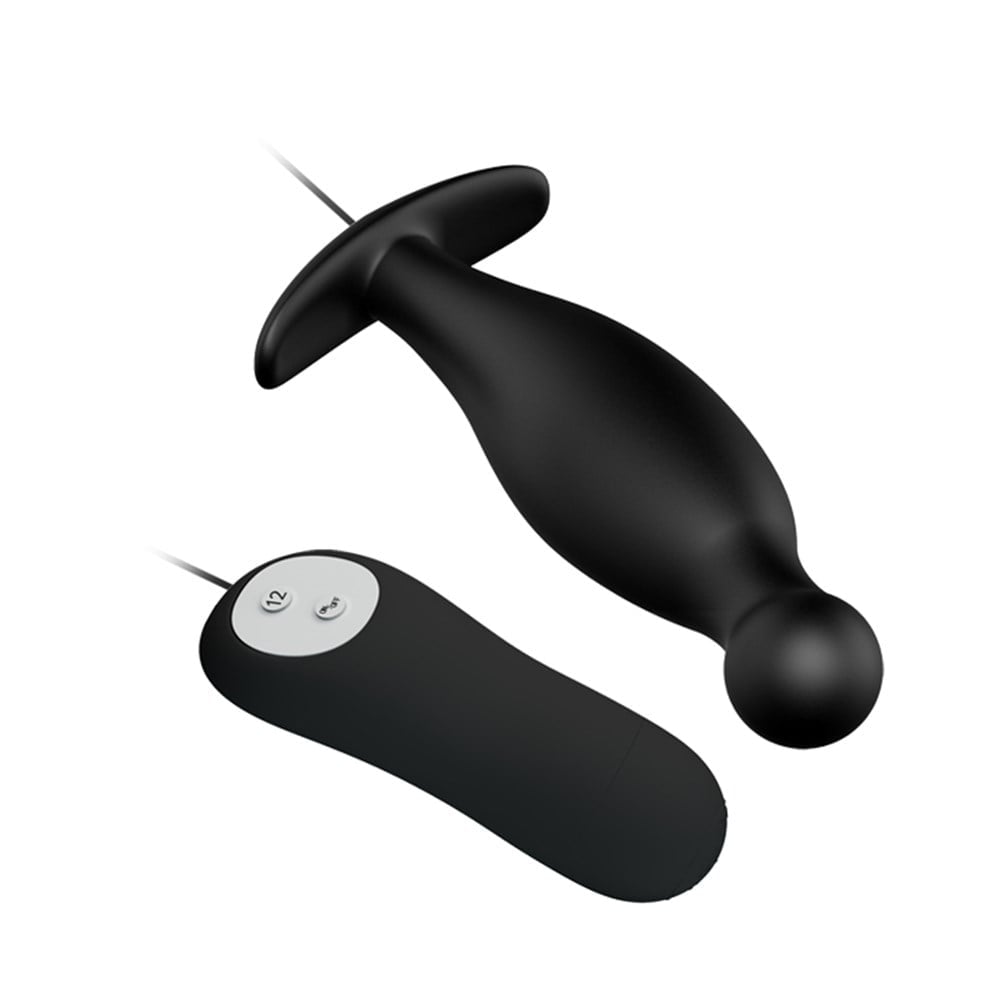11,7 cm 12 fonksiyonlu titreşimli anal plug ambalaj görünümü Moonette