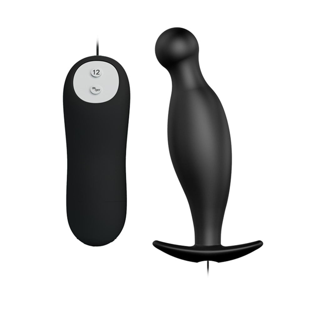 11,7 cm 12 fonksiyonlu titreşimli anal plug farklı açı Moonette