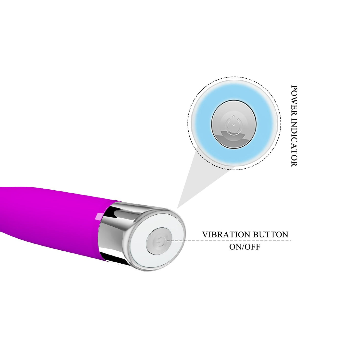 12 fonksiyonlu su geçirmez g-spot vibratör farklı açı Moonette