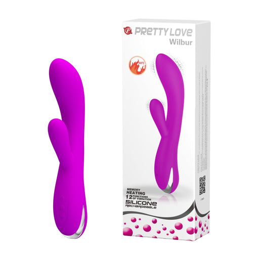 12 fonksiyonlu şarjlı rabbit vibratör Wilbur Moonette