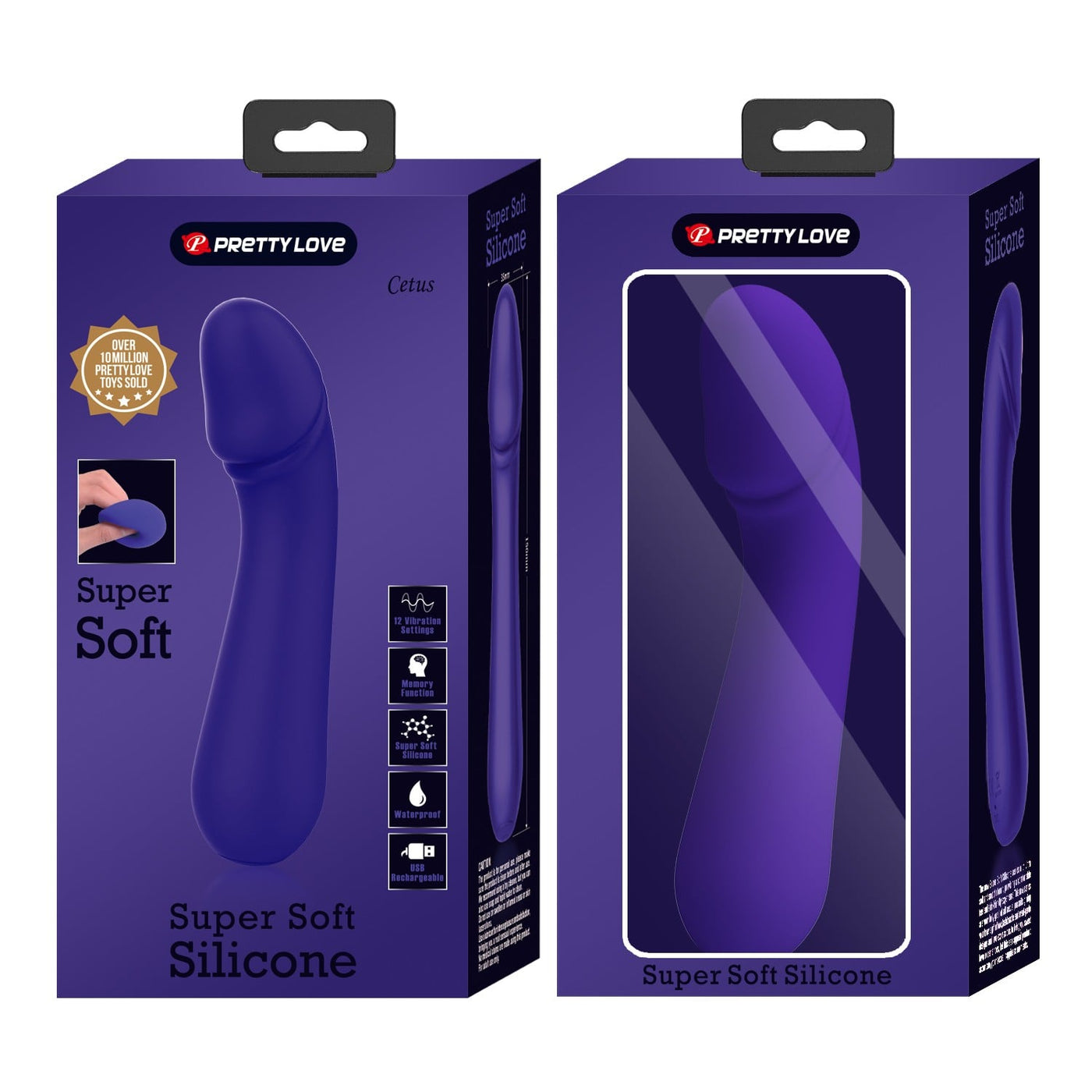silikon 12 fonksiyonlu mor vibratör Nokta set içeriği Moonette