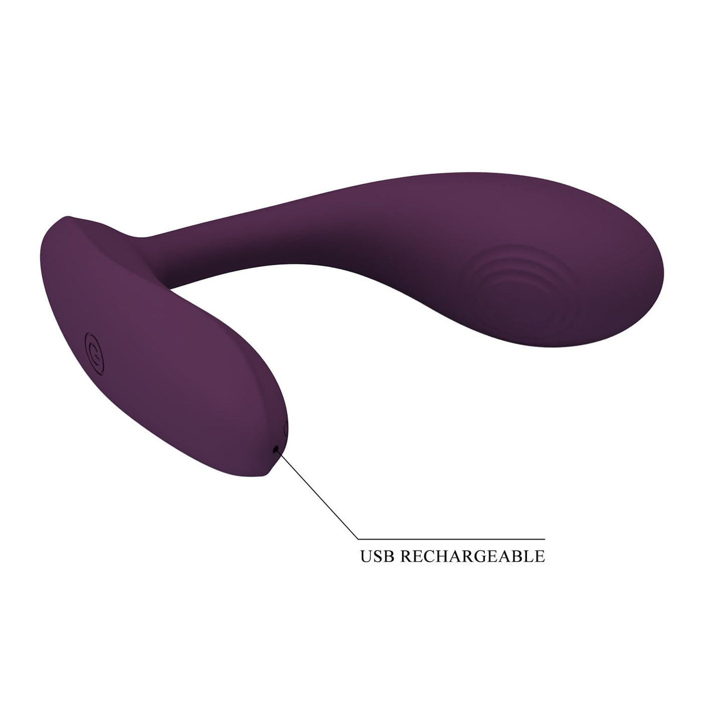 12 fonksiyonlu şarjlı mor g-spot vibratör farklı açı Moonette