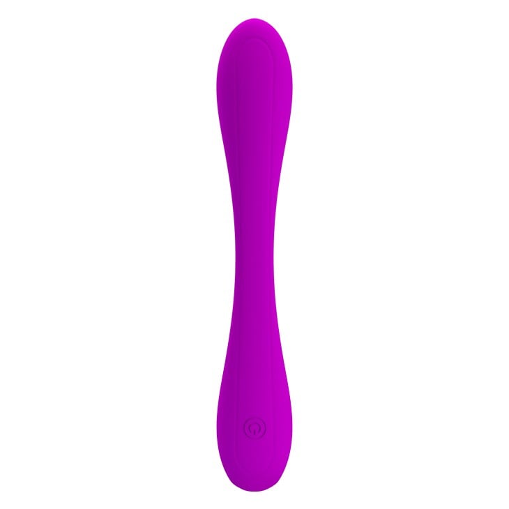 12 fonksiyonlu titreşimli mor vibratör Spot yan görünüm Moonette