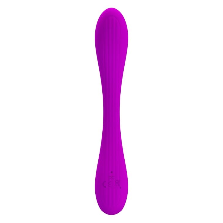 12 fonksiyonlu titreşimli mor vibratör Spot detay çekim Moonette
