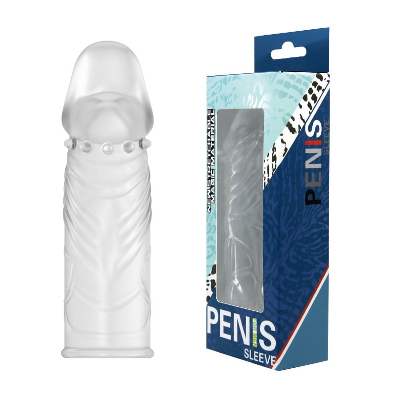 14 cm silikon şeffaf penis kılıfı Moonette