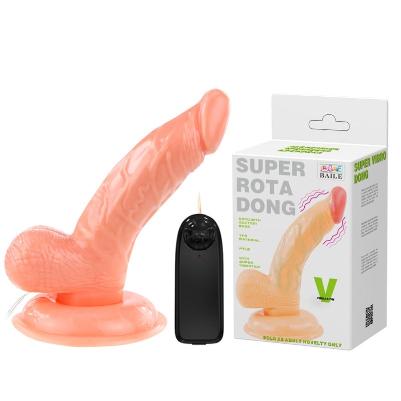 14,5 cm titreşimli dildo Vibro Curvo Moonette