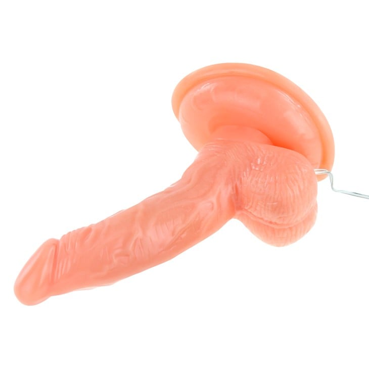 14,5 cm titreşimli dildo Vibro Curvo yakın plan Moonette