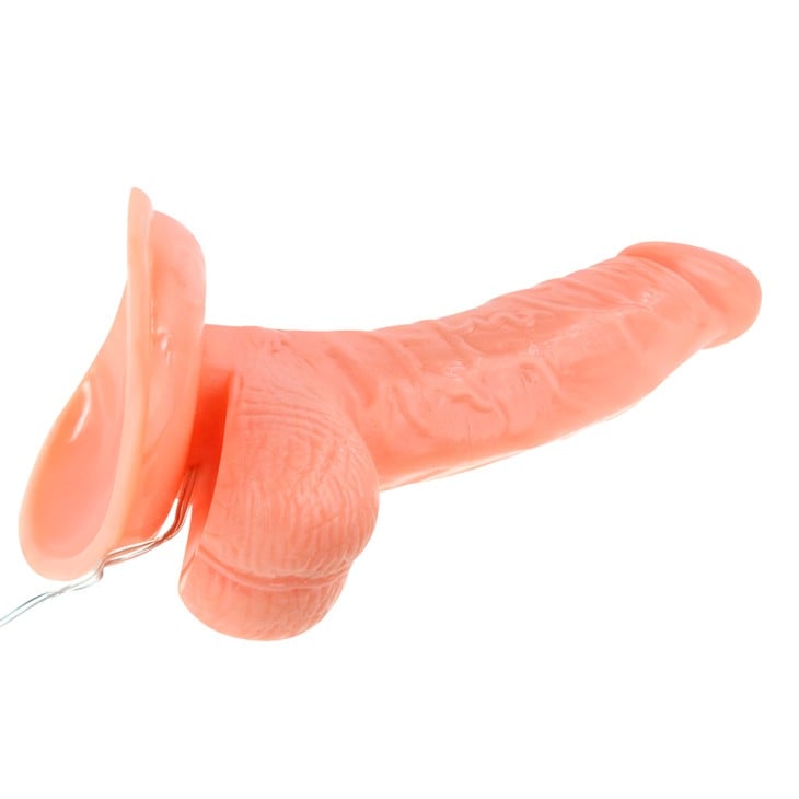14,5 cm titreşimli dildo Vibro Curvo arka görünüm Moonette
