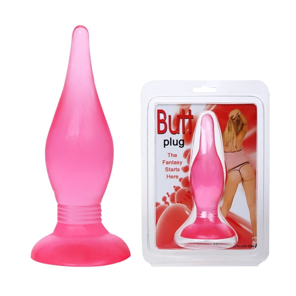 14,5 cm jel vantuzlu anal alıştırıcı Moonette