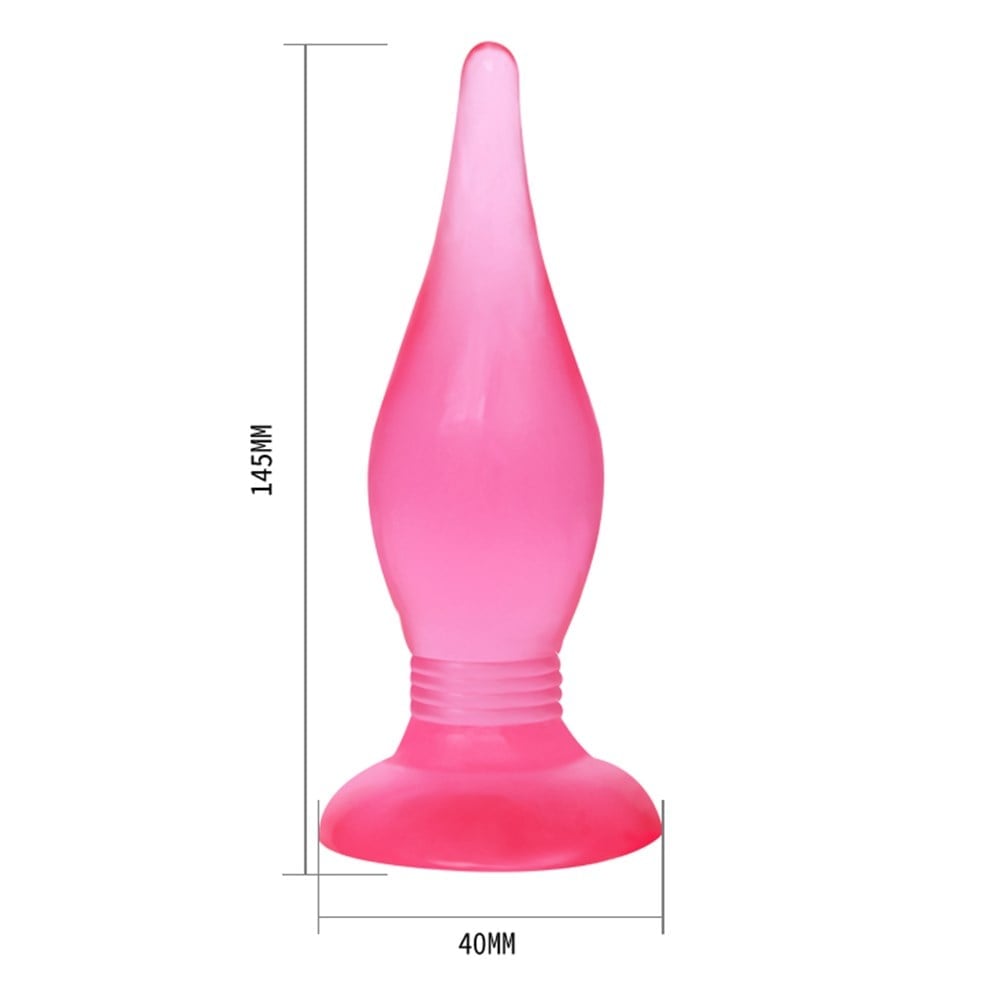 14,5 cm jel vantuzlu anal alıştırıcı farklı açı Moonette