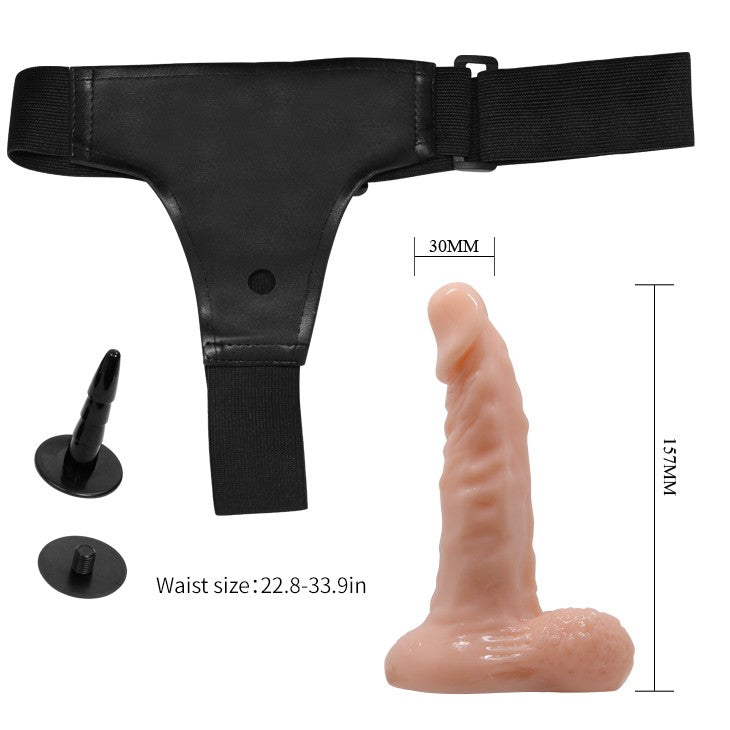 15.7 cm cm belden bağlamalı gerçekçi strap-on farklı açı Moonette