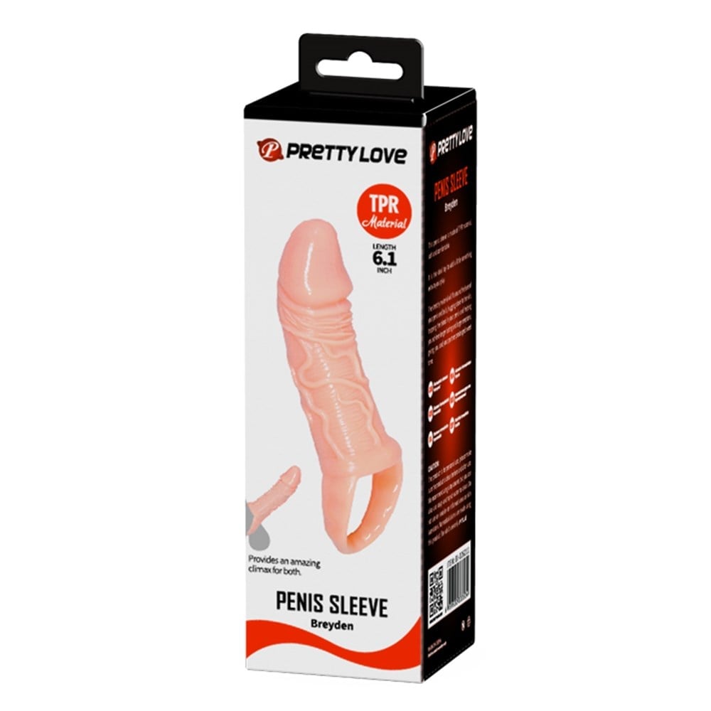 15 cm silikon penis kılıfı üst görünüm Moonette