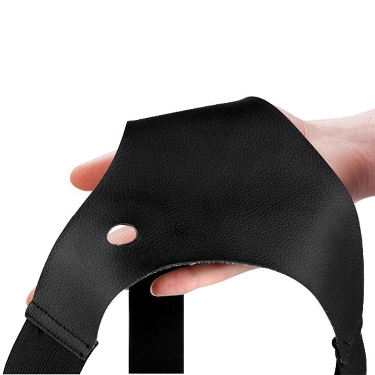 17.5 cm cm belden bağlamalı gerçekçi strap-on arka görünüm Moonette