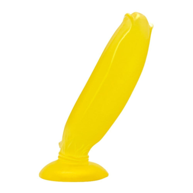 17 cm silikon vantuzlu anal plug yan görünüm muz Moonette