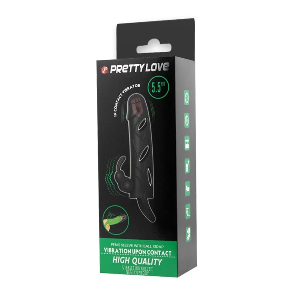 2 cm titreşimli penis kılıfı farklı açı Moonette