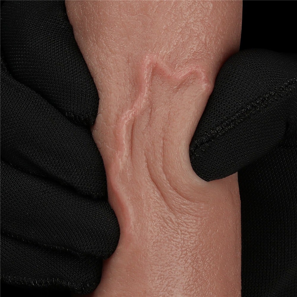 20.5 cm vantuzlu dildo stil çekimi realistik Moonette