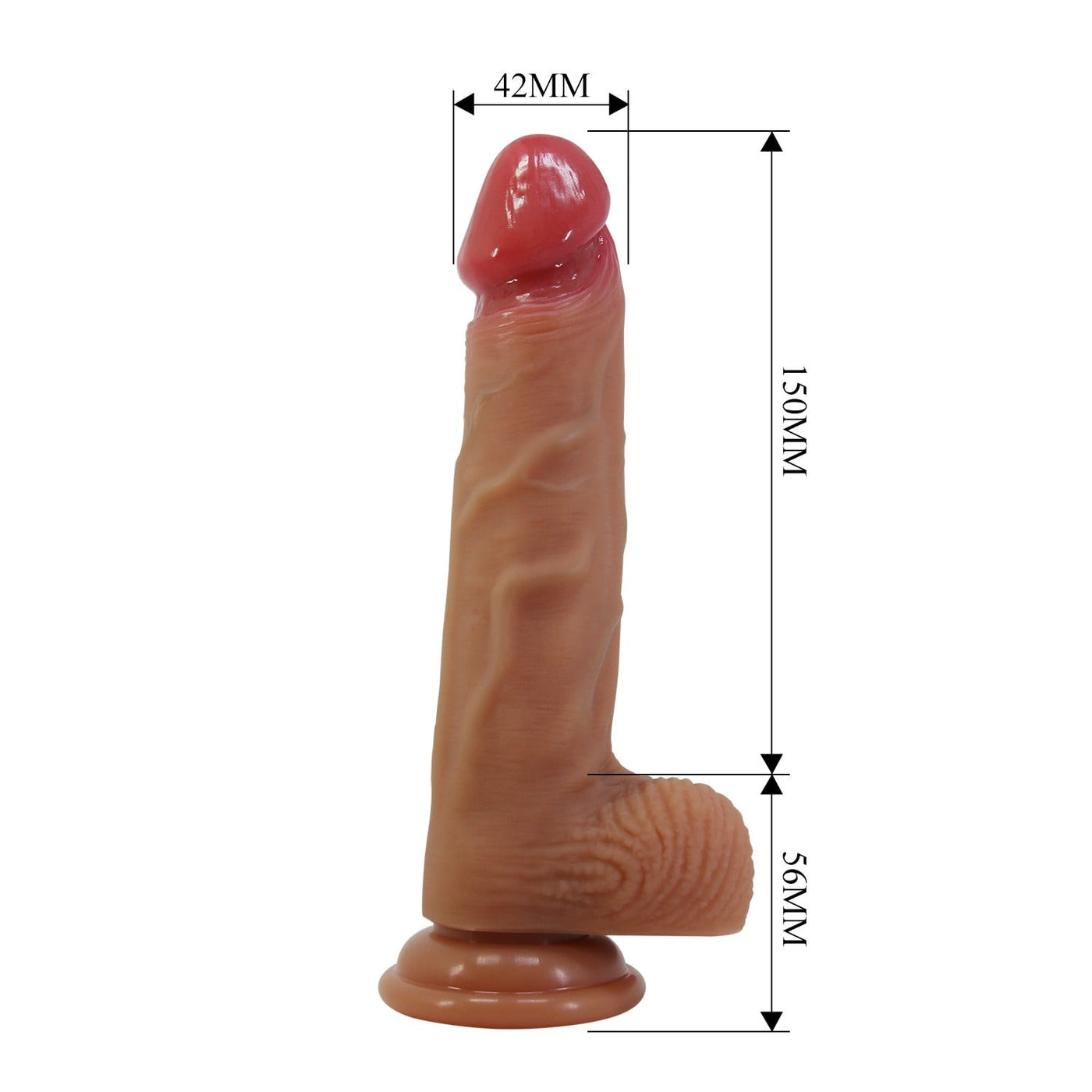 20,6 cm silikon dildo Lisle ambalaj görünümü süper Moonette