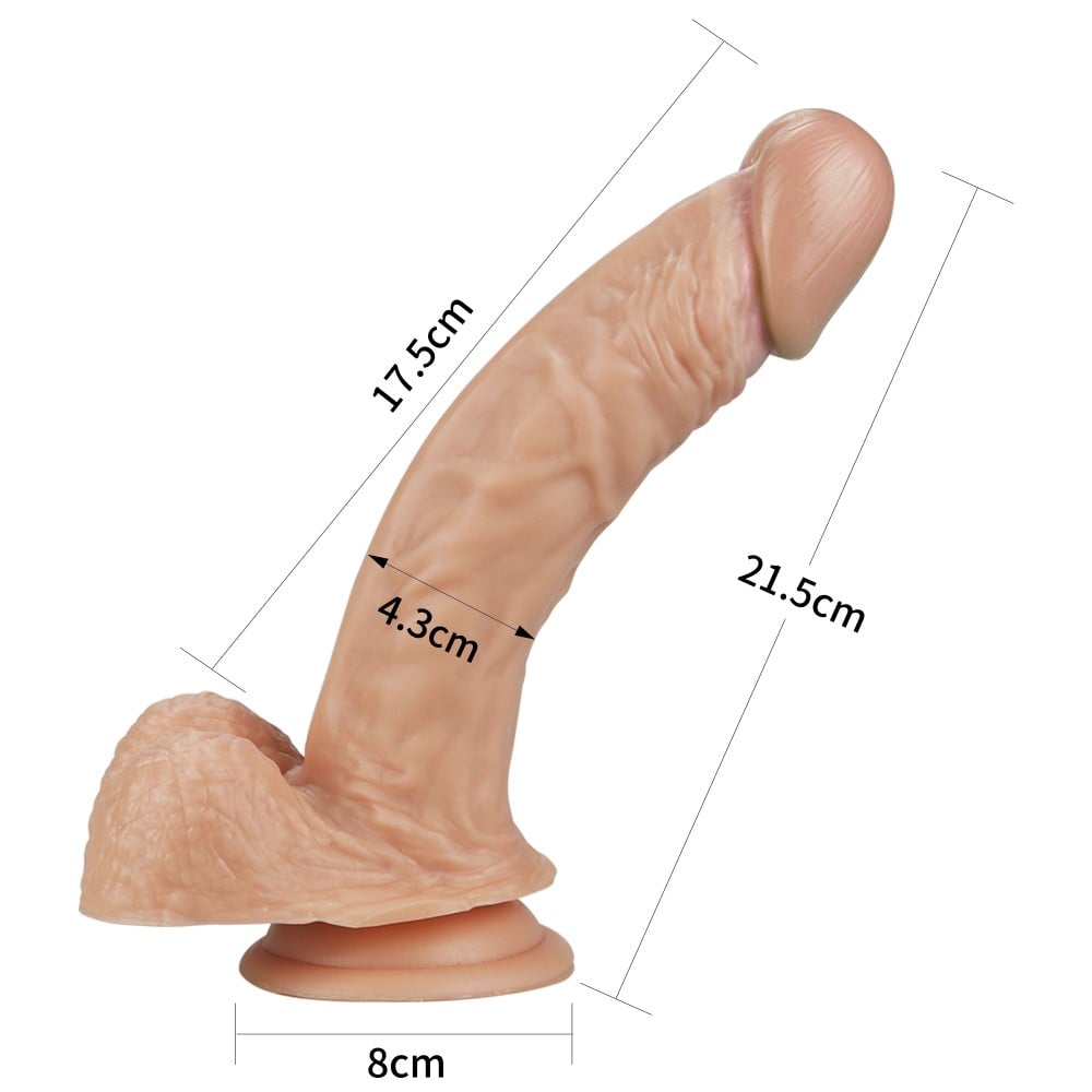 21.5 cm vantuzlu vajina yan görünüm Moonette