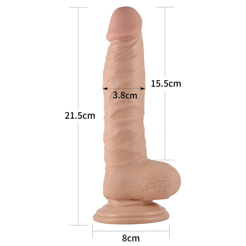 21.5 cm vantuzlu vajina yan görünüm realistik anal Moonette