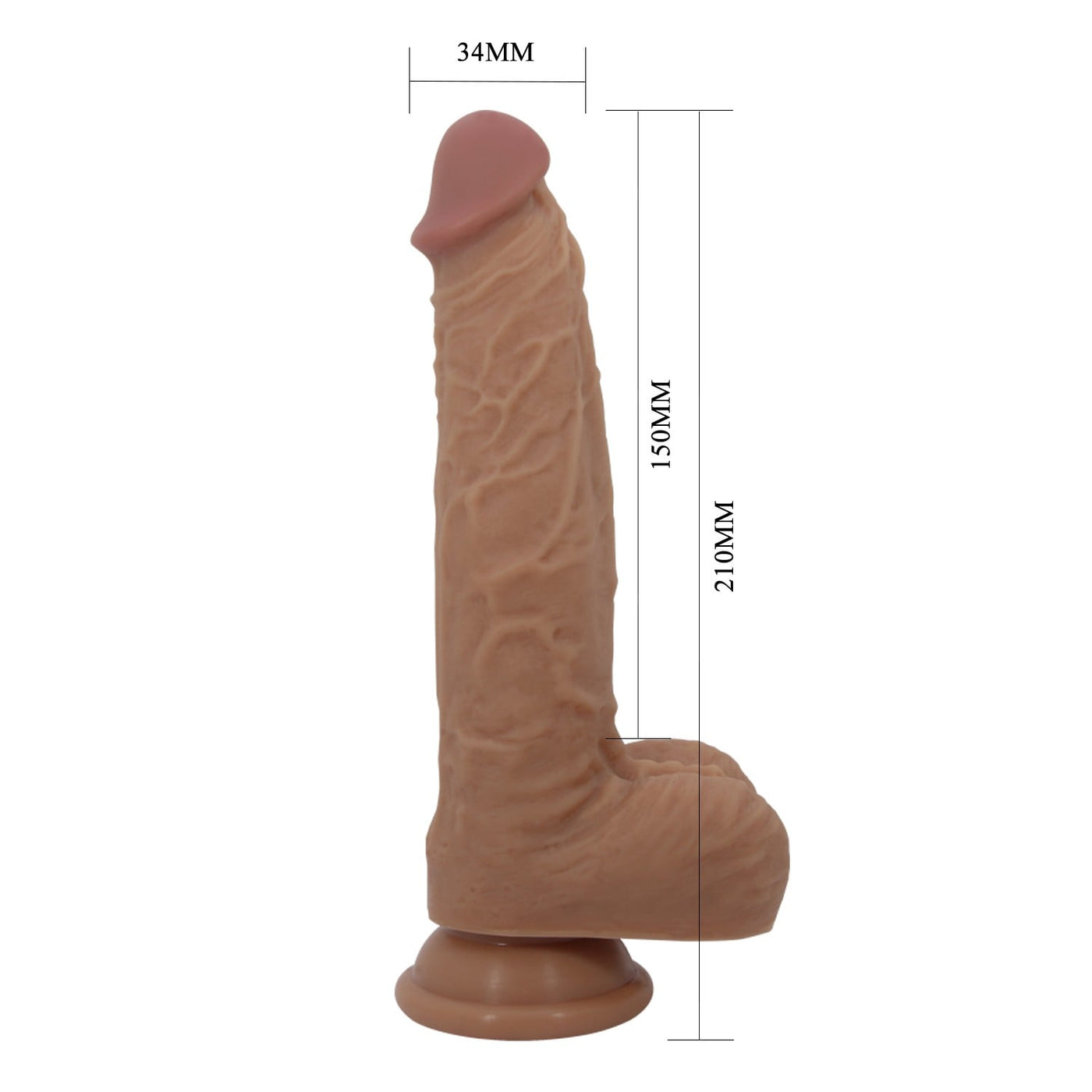 21 cm kumandalı şarjlı penis Jonathan ambalaj görünümü Moonette