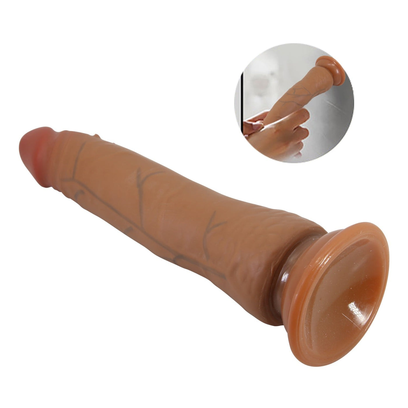 21 cm realistik dildo ambalaj görünümü Moonette