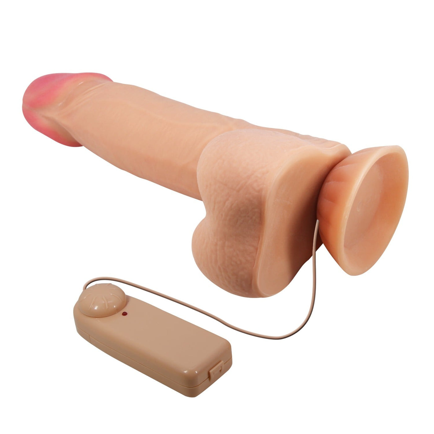 21,8 cm titreşimli dildo Cass yakın plan Moonette