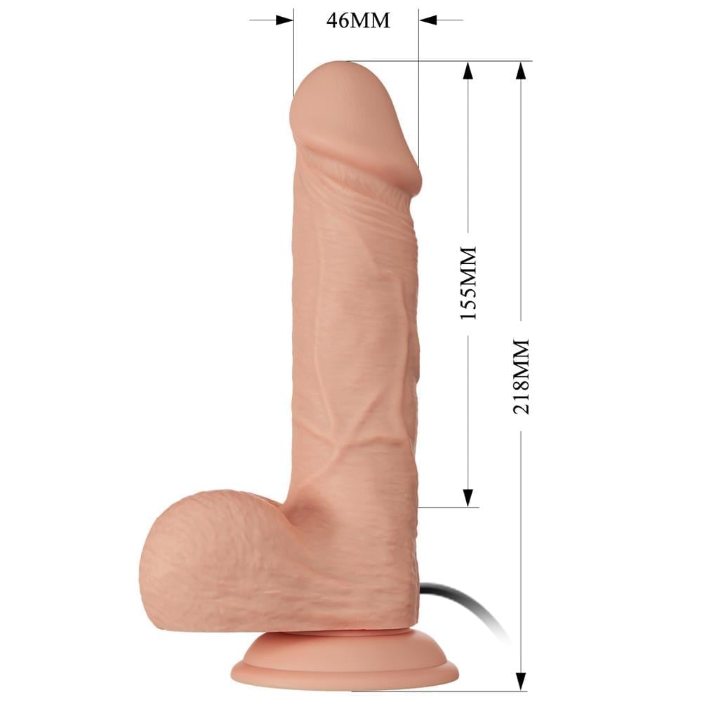 21,8 cm titreşimli dildo Bahamut set içeriği Moonette