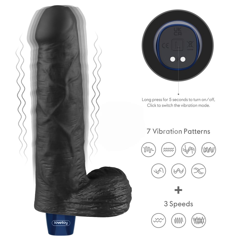 22.6 cm titreşimli şarjlı dildo detay çekim Moonette