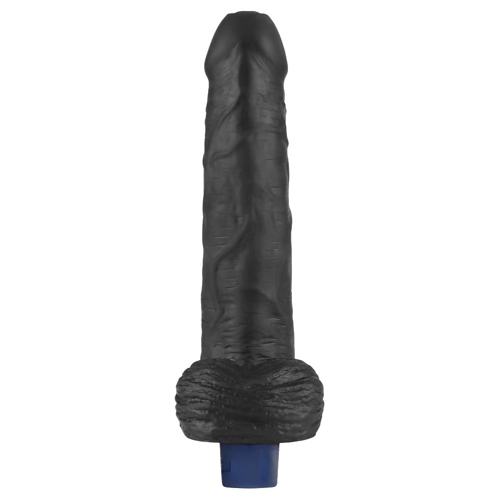 22.6 cm titreşimli şarjlı dildo üst görünüm Moonette