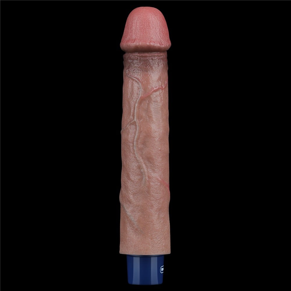 22.8 cm titreşimli şarjlı dildo ambalaj görünümü Moonette