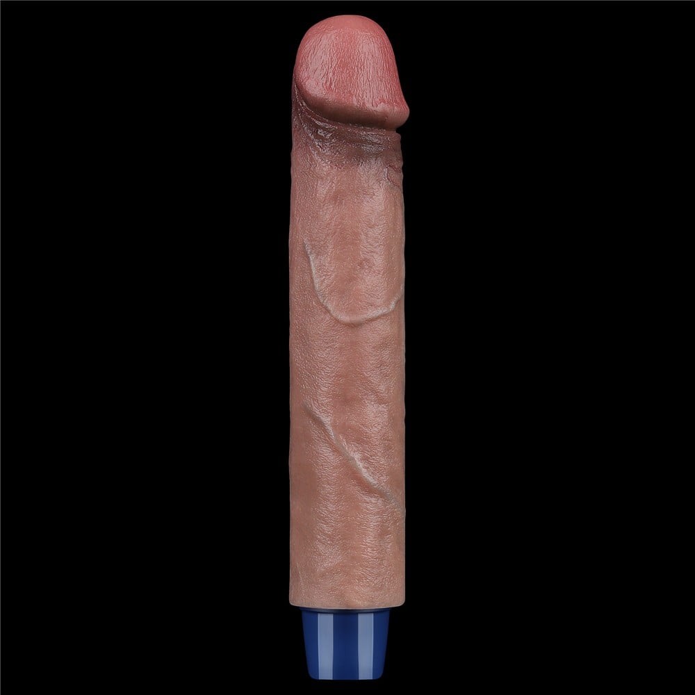 22.8 cm titreşimli şarjlı dildo alt görünüm Moonette