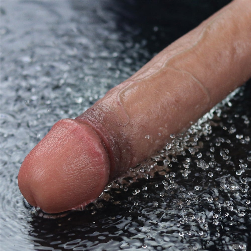 22.8 cm titreşimli şarjlı dildo iç detay Moonette