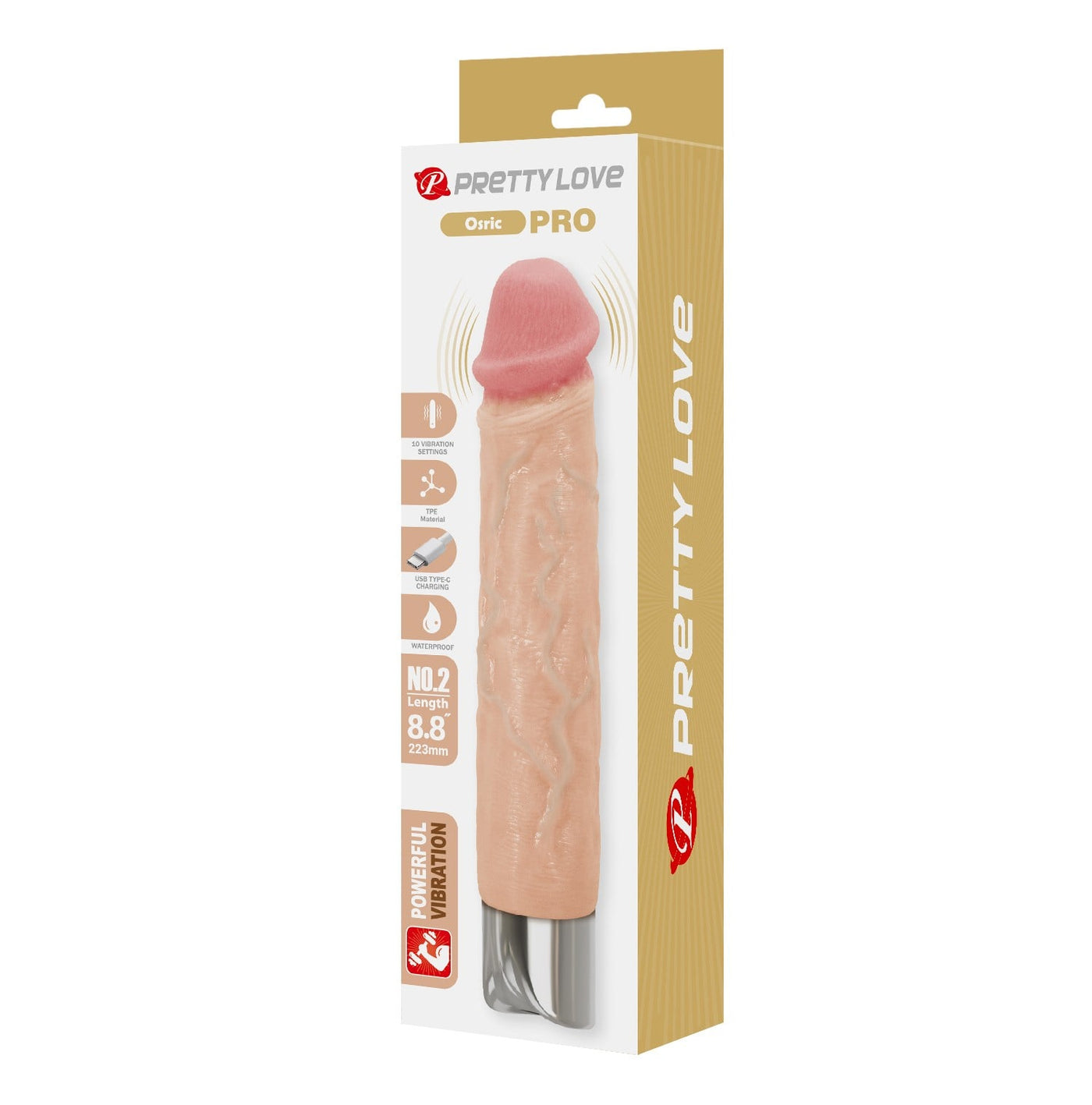 22,3 cm şarjlı usb vibratör Osric Pro set içeriği Moonette