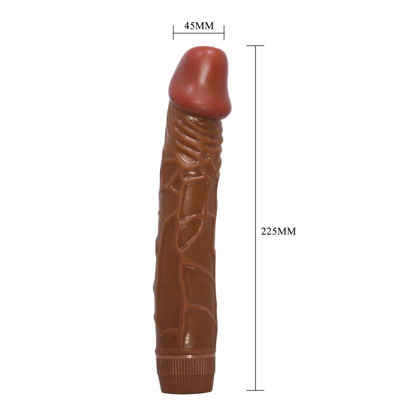 22,5 cm titreşimli dildo üst görünüm Moonette